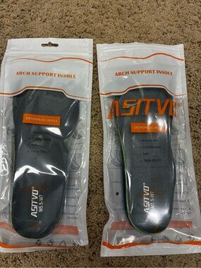 New / never used Orthopedic Arch Support Insoles - 2 Pair M5.5-W7